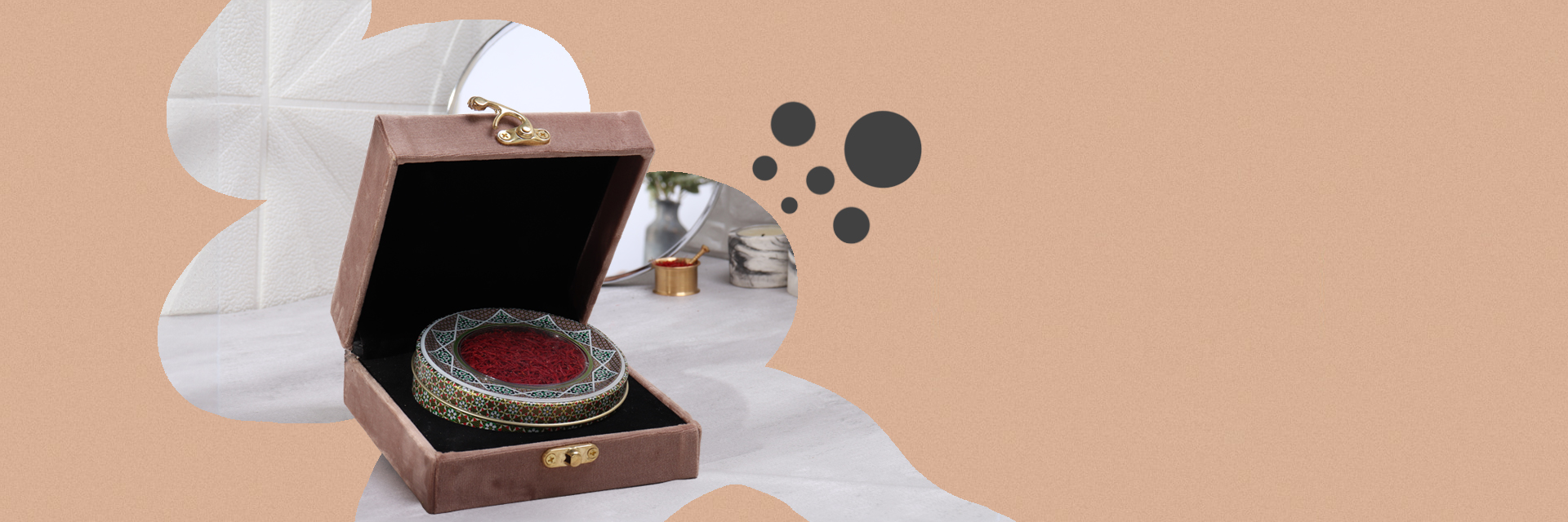 باکس های زعفران صدف